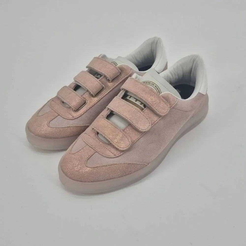 P448 Women's Monza Sneakers Suede Pink Size 8.5